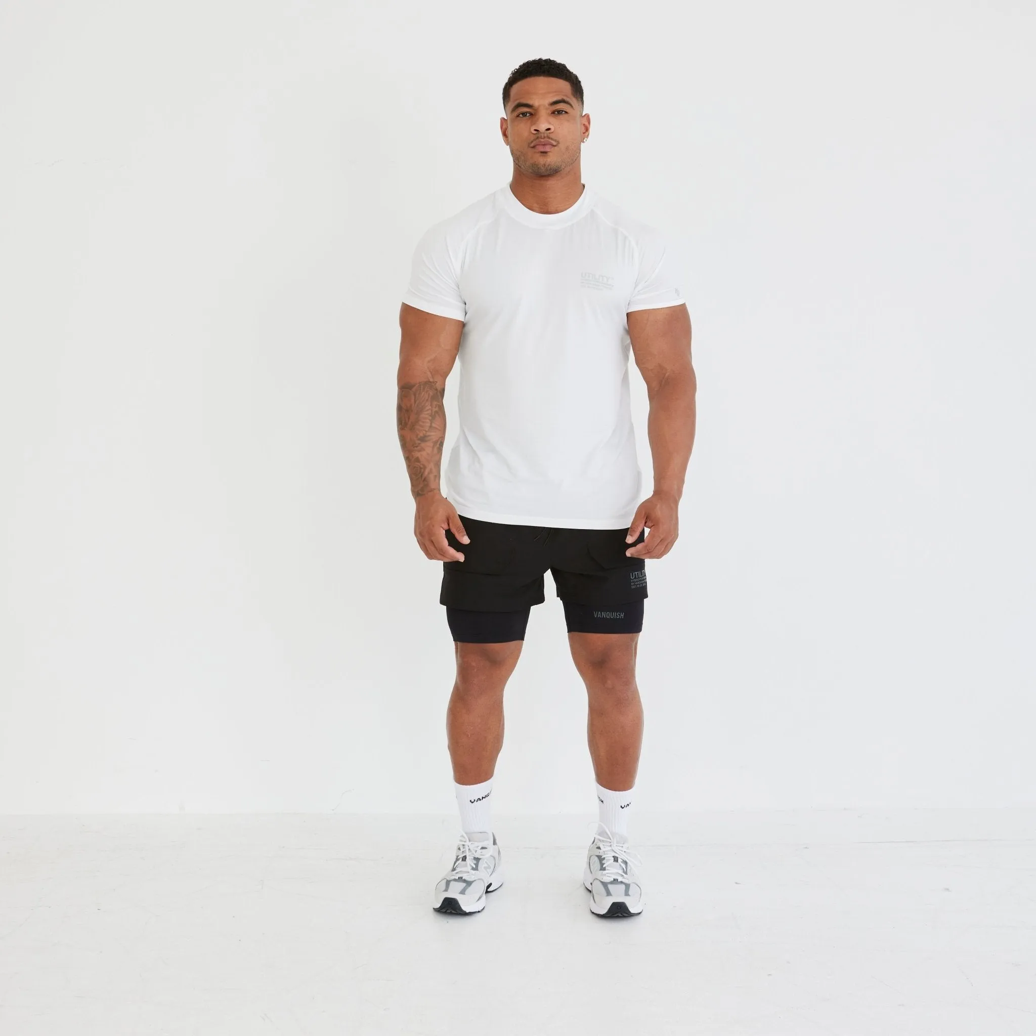 Vanquish Utility Black Base Layer Shorts