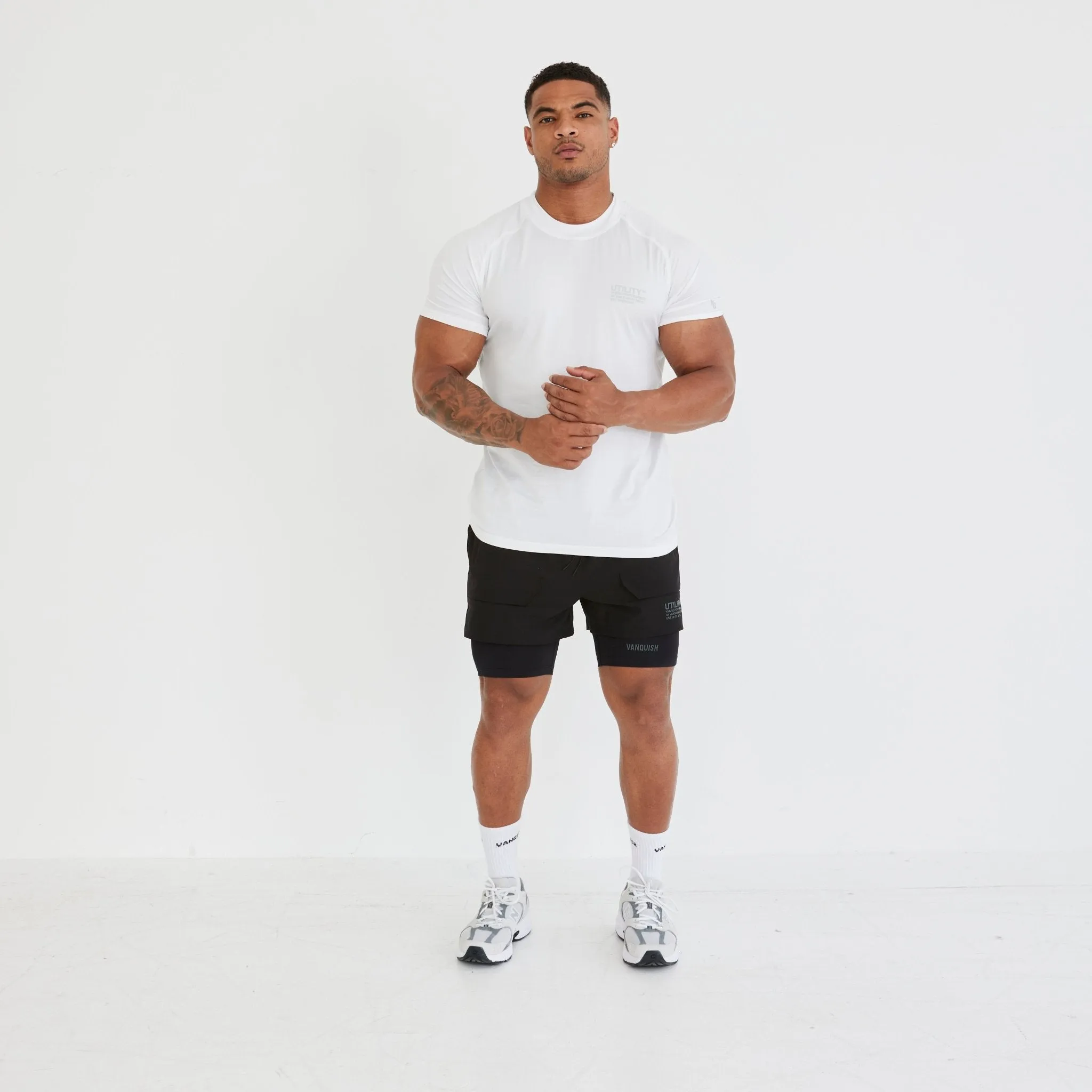 Vanquish Utility Black Base Layer Shorts