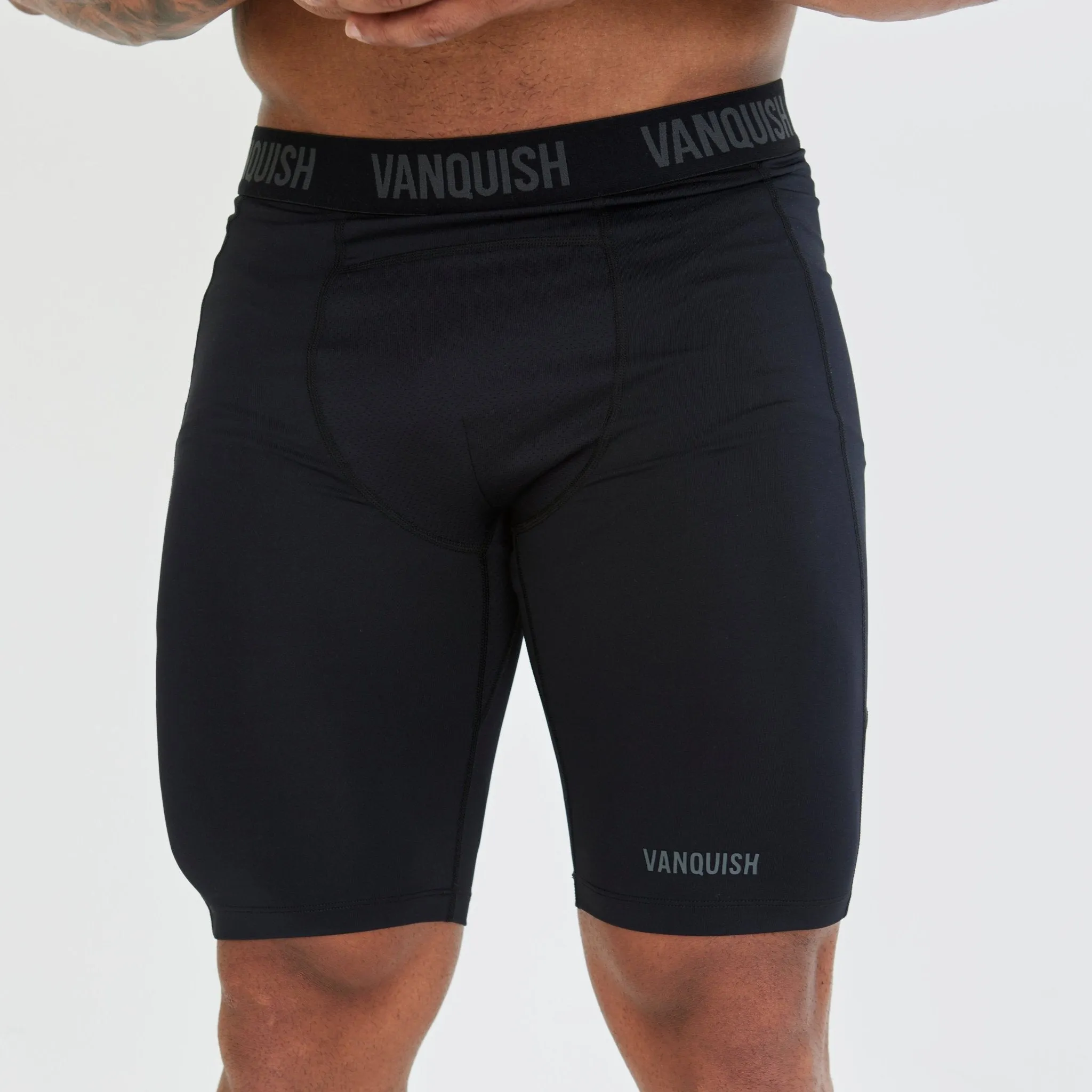 Vanquish Utility Black Base Layer Shorts